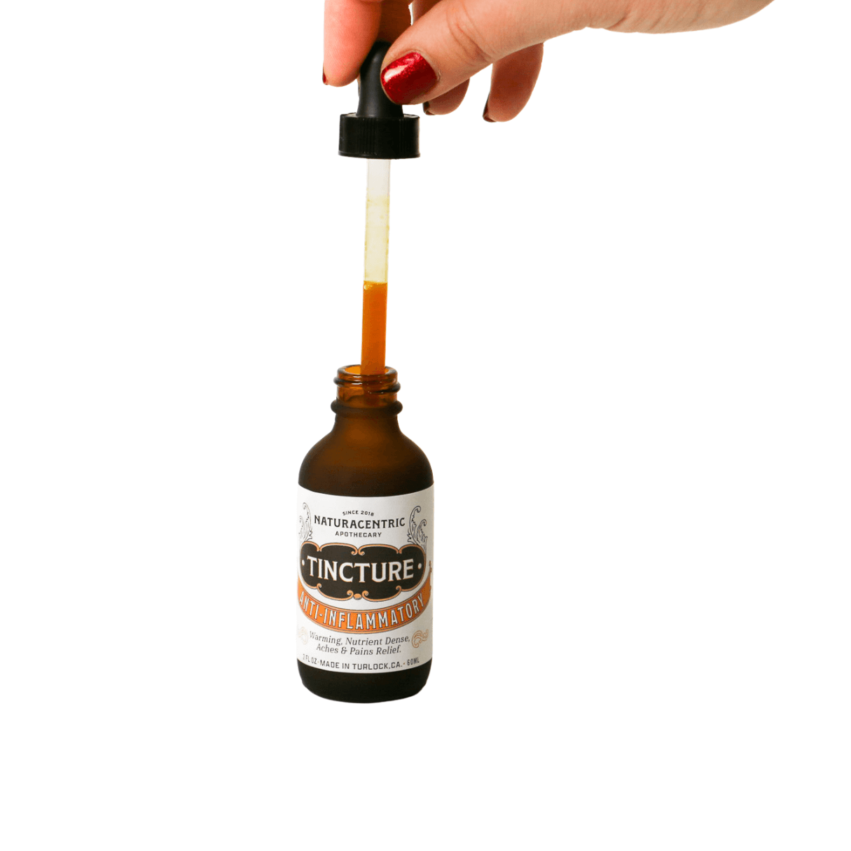 Champagne Apothecary carries Naturacentric Tinctures! Anti-Inflammatory for warming, nutrient dense, aches & pains relief.