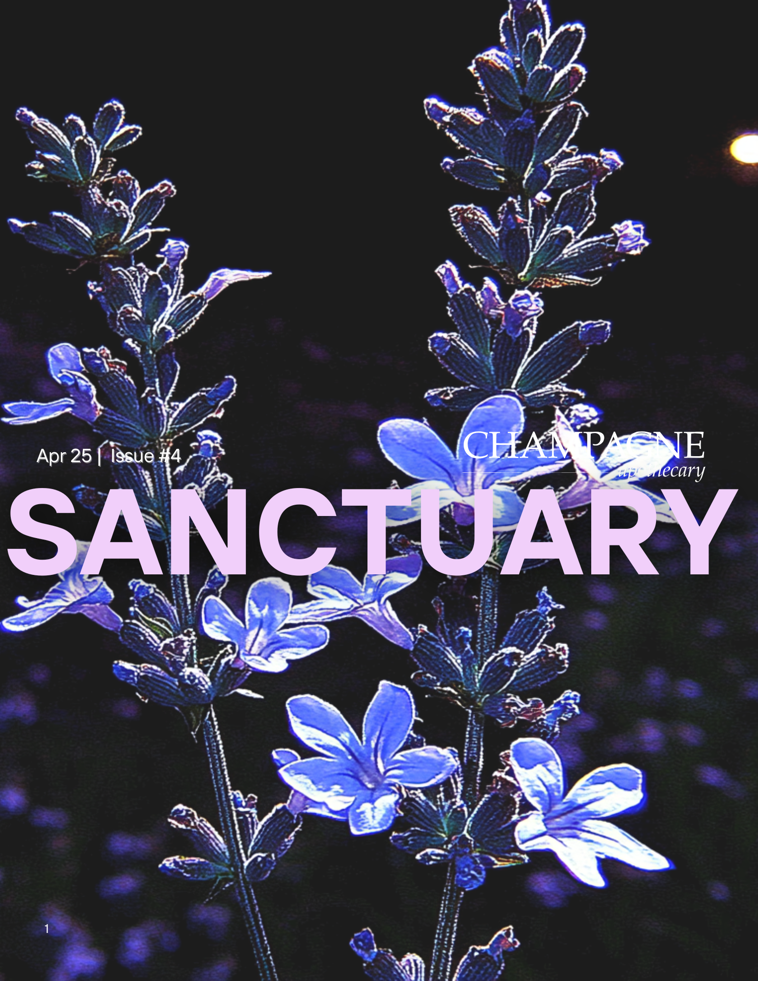 Champagne Apothecary's Sanctuary Magazine Apr '25 | Issue #4