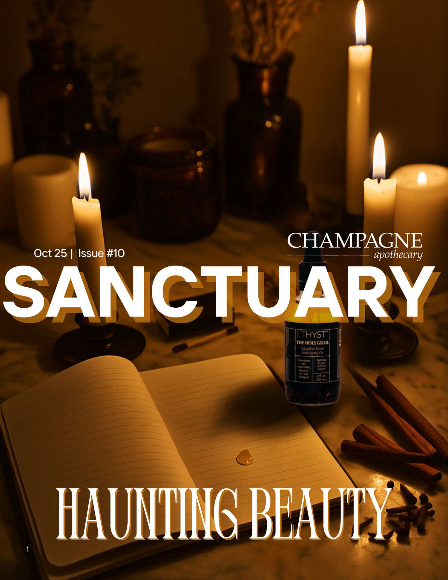 Champagne Apothecary's Sanctuary Magazine Oct '25 | Issue #10