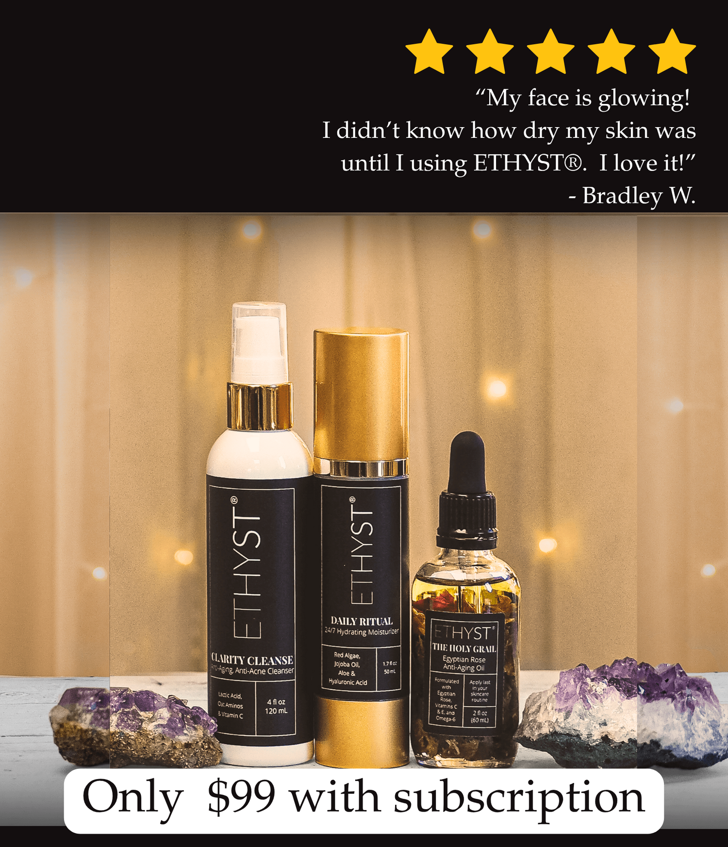 ETHYST - The Cleanest Skincare on the Planet