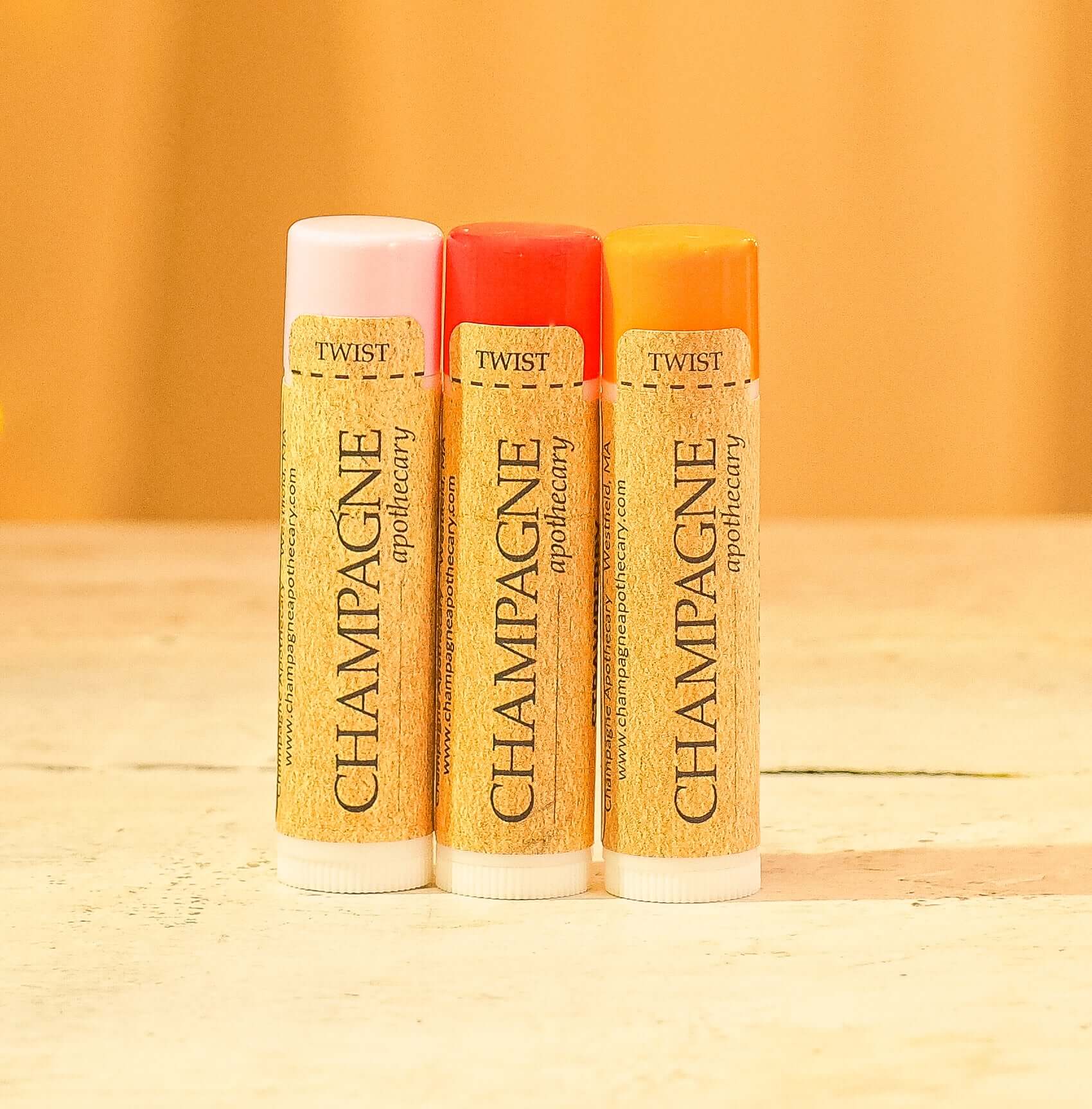 Champagne Apothecary All Natural Lip Balms